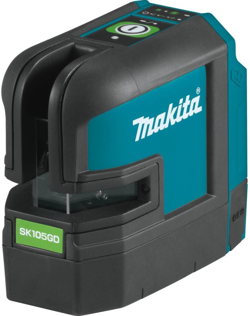 Makita SK105GDZ 12V max CXT Lithium-Ion Cordless Self-Leveling Cross-Line Green Beam Laser, Tool Only