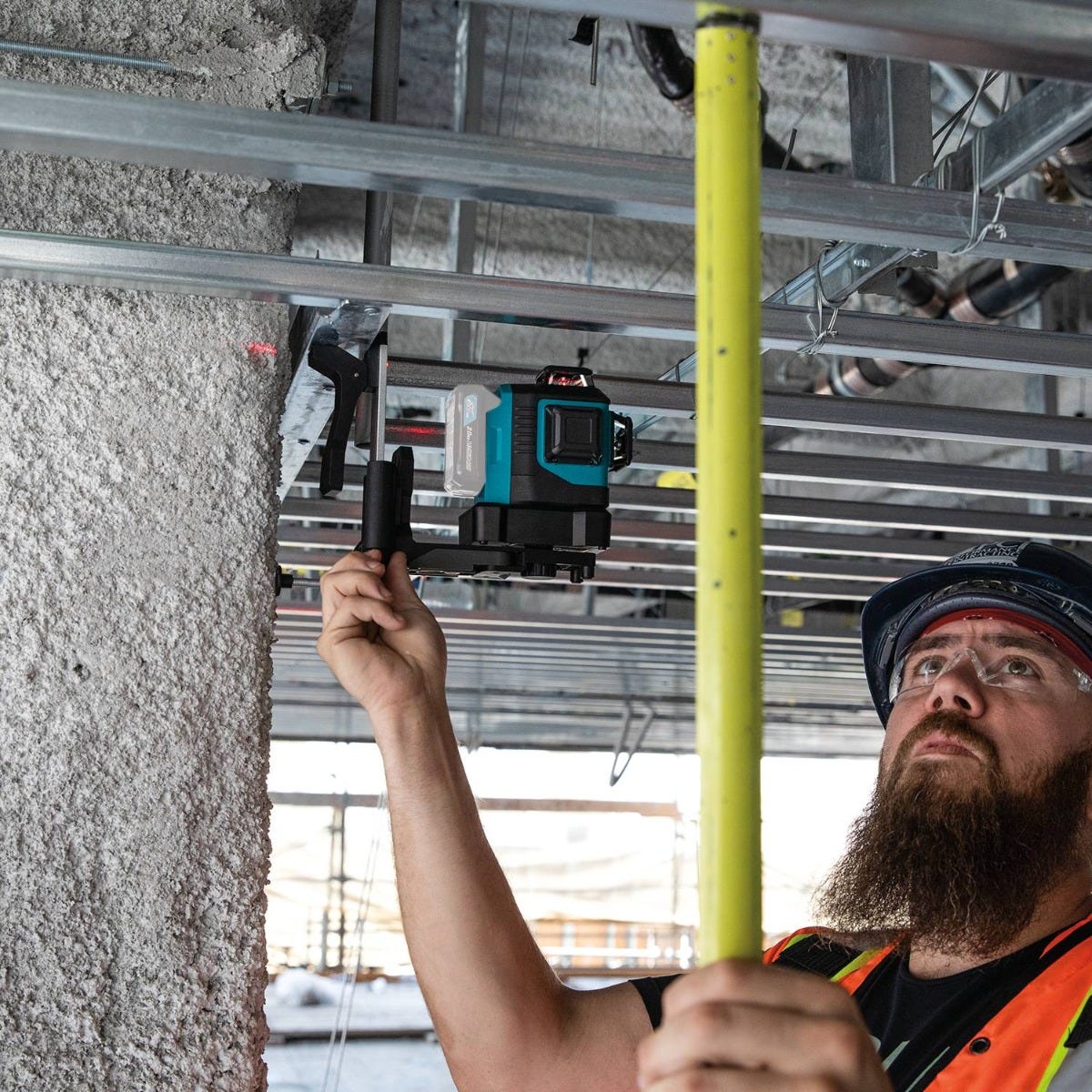 Makita SK700D 12V max CXT Lithium-Ion Cordless Self-Leveling 360; 3-Plane Red Laser, Tool Only