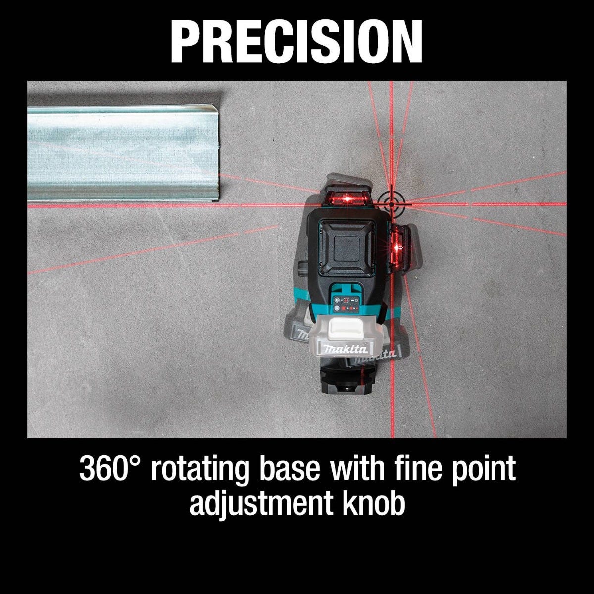 Makita SK700D 12V max CXT Lithium-Ion Cordless Self-Leveling 360; 3-Plane Red Laser, Tool Only