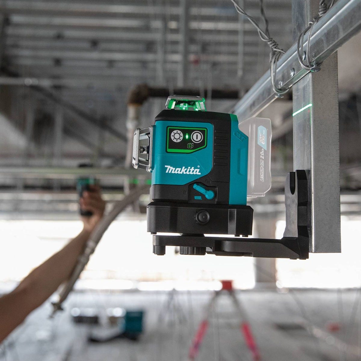 Makita SK700GD 12V max CXT Lithium-Ion Cordless Self-Leveling 360Â° 3-Plane Green Laser, Tool Only