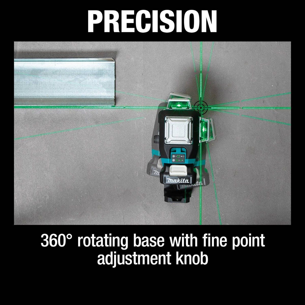 Makita SK700GDNAJ 12V max CXT Lithium-Ion Cordless Self-Leveling 360Â° 3-Plane Green Laser Kit (2.0Ah)
