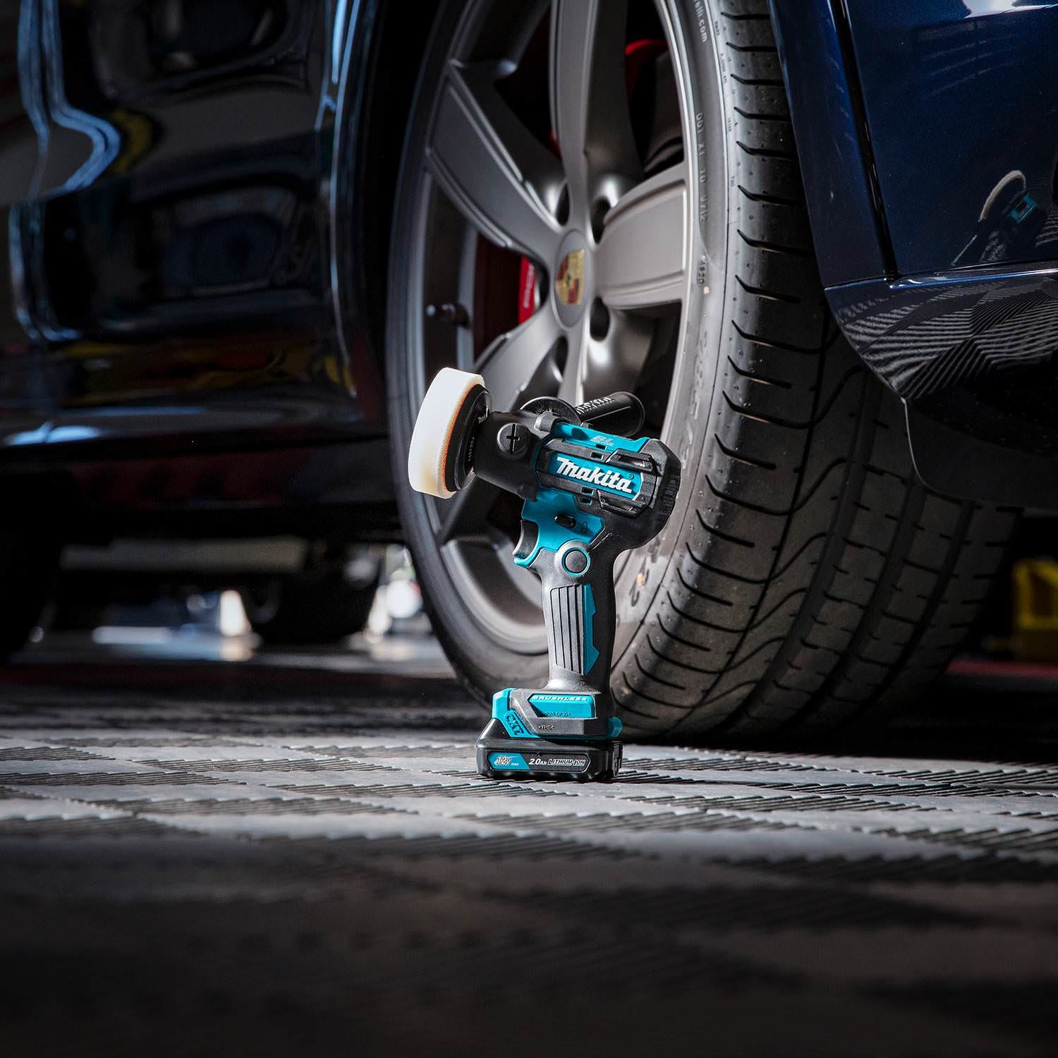 Makita VP01R1 12V max CXT Lithium"‘Ion Brushless 3" Polisher / 2" Sander Kit (2.0Ah)
