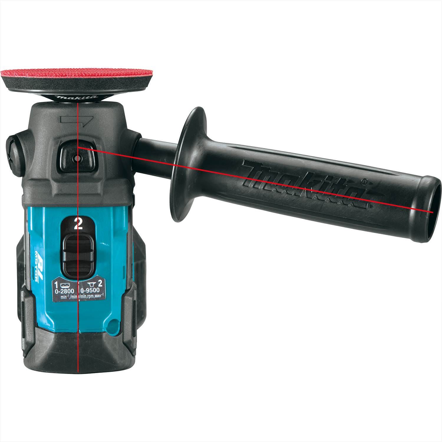 Makita VP01R1 12V max CXT Lithium"‘Ion Brushless 3" Polisher / 2" Sander Kit (2.0Ah)