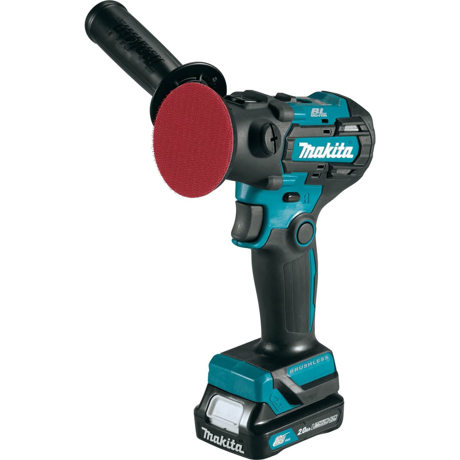 Makita VP01R1 12V max CXT Lithium"‘Ion Brushless 3" Polisher / 2" Sander Kit (2.0Ah)