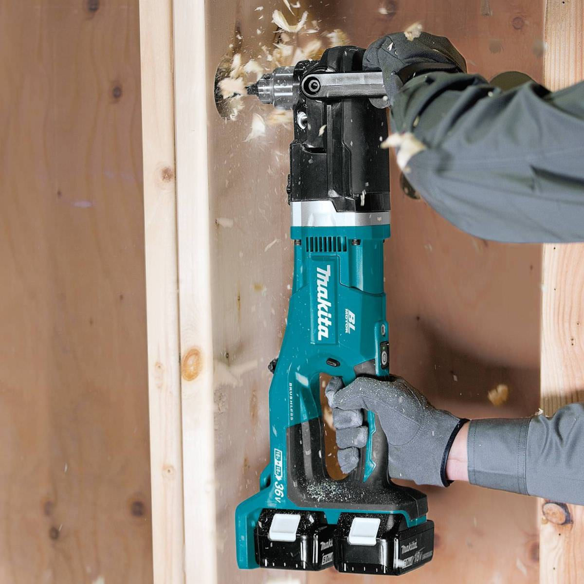 Makita XAD03PT 36V (18V X2) LXT Brushless 1/2" Right Angle Drill Kit (5.0Ah)