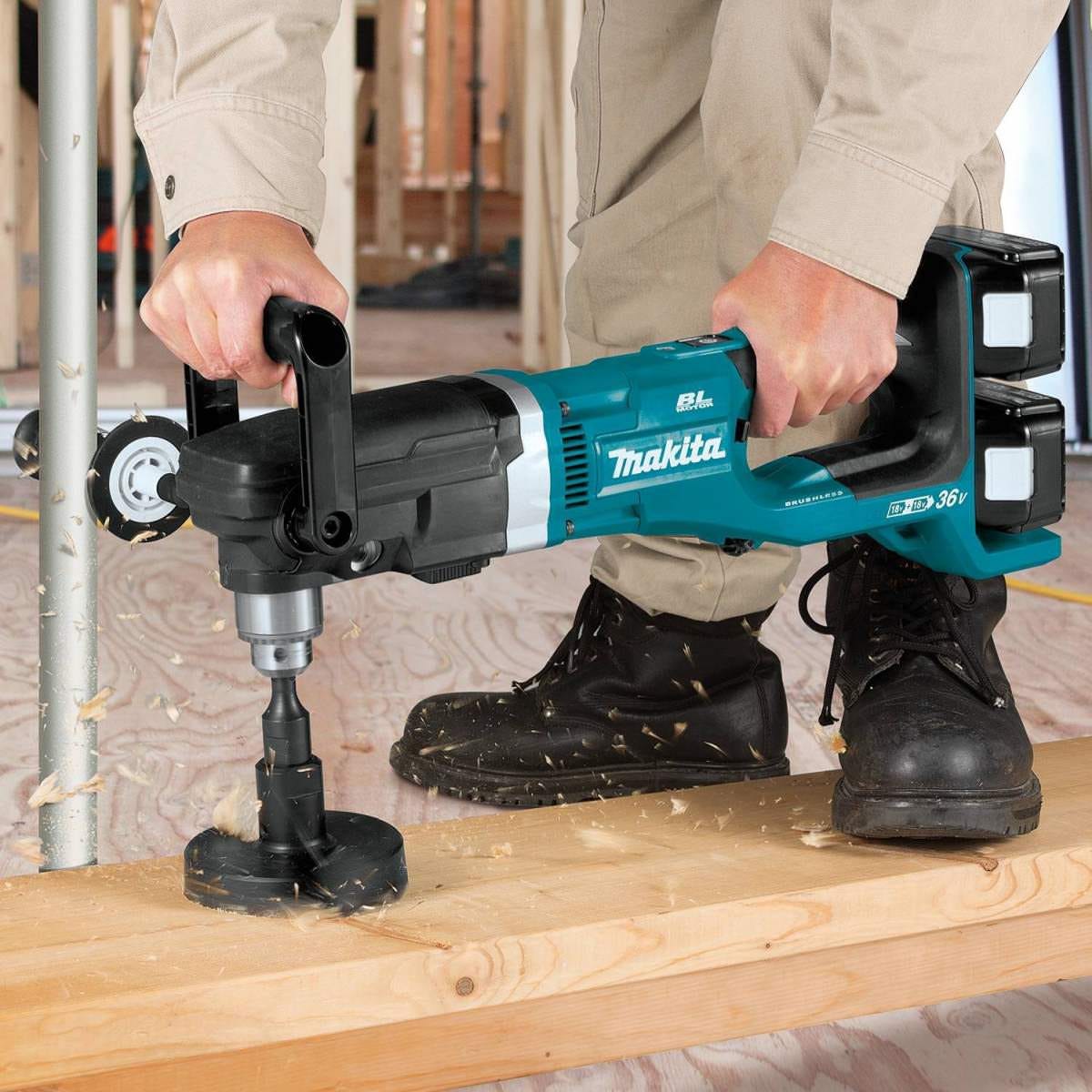Makita XAD03PT 36V (18V X2) LXT Brushless 1/2" Right Angle Drill Kit (5.0Ah)