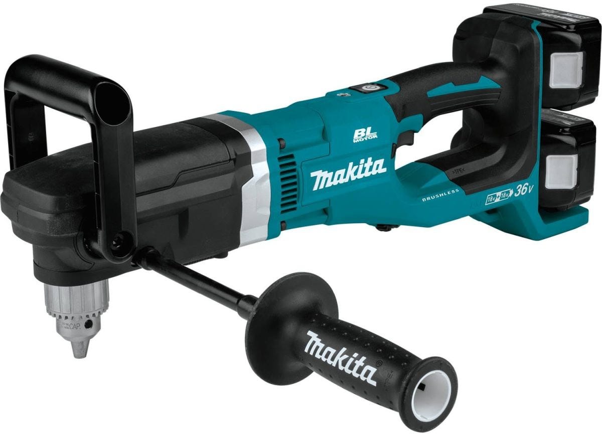 Makita XAD03PT 36V (18V X2) LXT Brushless 1/2" Right Angle Drill Kit (5.0Ah)