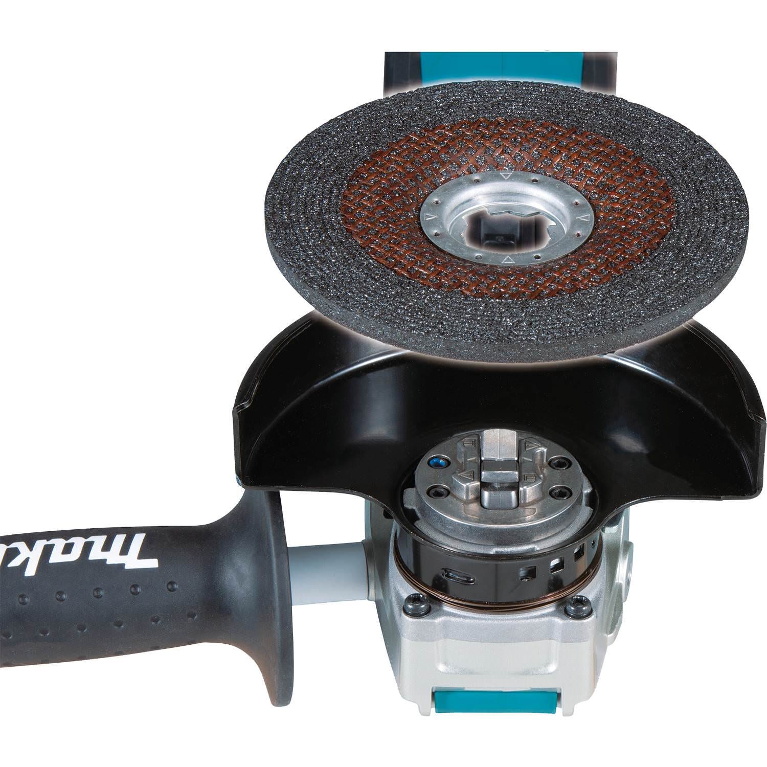 Makita XAG25Z 18V LXT Lithium-Ion Brushless Cordless 4-1/2" / 5" X-LOCK Angle Grinder, with AFT, Tool Only