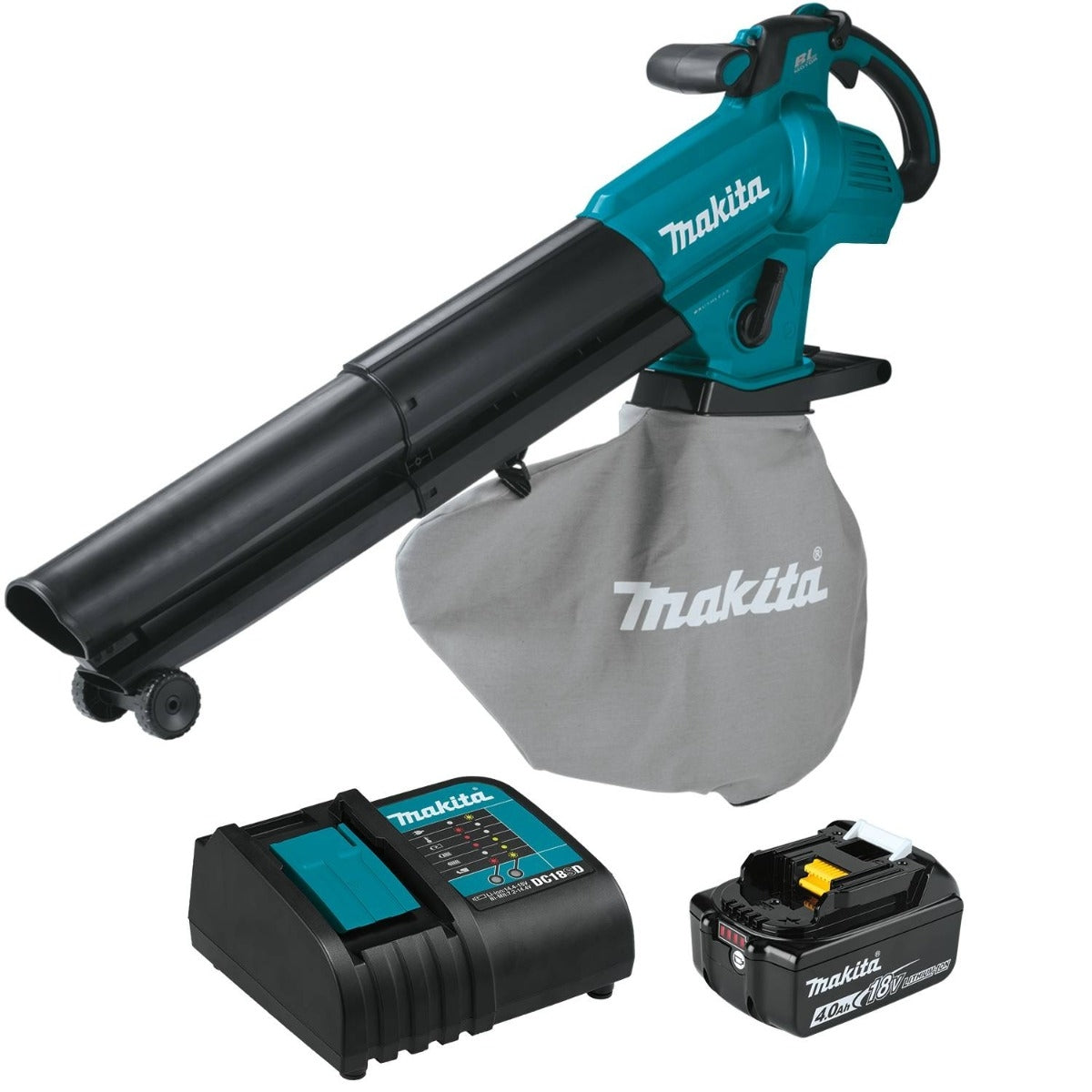 Makita XBU07SM1 18V LXT Brushless Blower / Vacuum Mulcher Kit (4.0Ah)