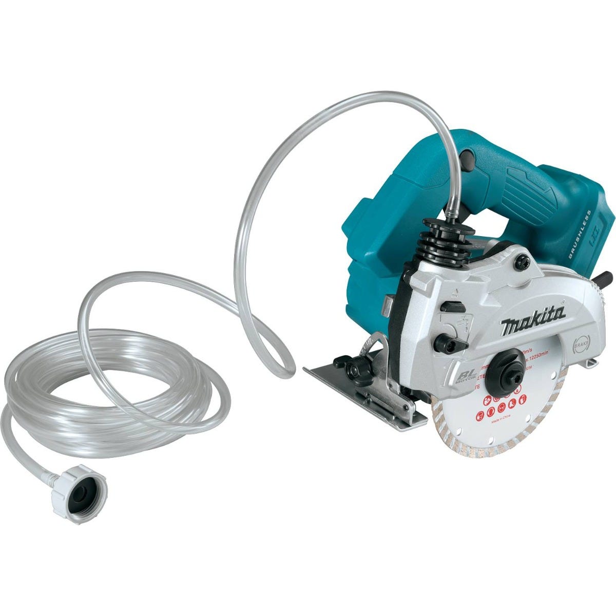 Makita XCC01Z 18V LXT Lithium-Ion Brushless Cordless 5" Wet/Dry Masonry Saw, AWS Capable, Tool Only