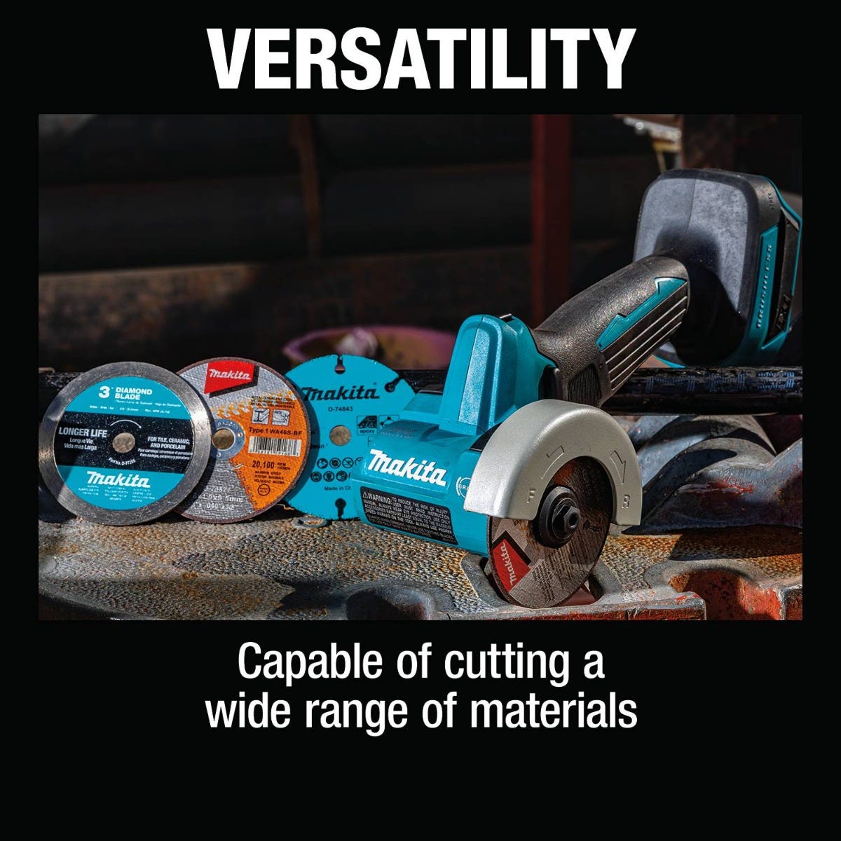 Makita XCM01Z 18V LXT Lithium-Ion Brushless Cordless 3" Cut-Off Tool, Tool Only
