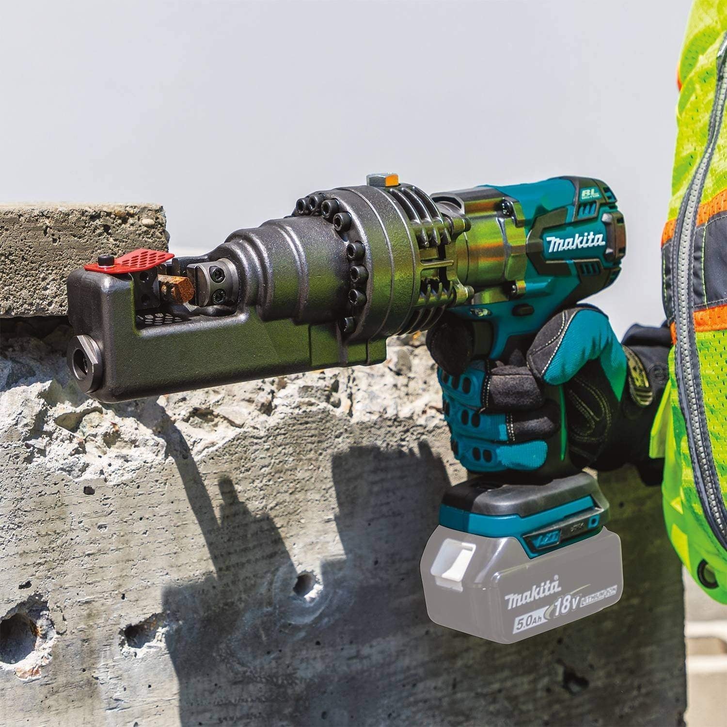 Makita XCS04ZK 18V LXT Lithium-Ion Brushless Cordless Rebar Cutter, Tool Only