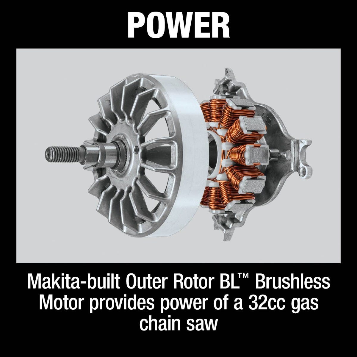 Makita XCU04CM 36V (18V X2) LXT Brushless 16" Chain Saw Kit (4.0Ah)