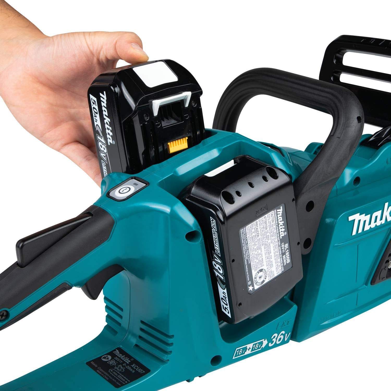 Makita XCU07PT 36V (18V X2) LXT Brushless 14" Chain Saw Kit (5.0Ah)