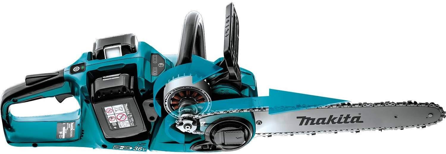 Makita XCU07PT 36V (18V X2) LXT Brushless 14" Chain Saw Kit (5.0Ah)