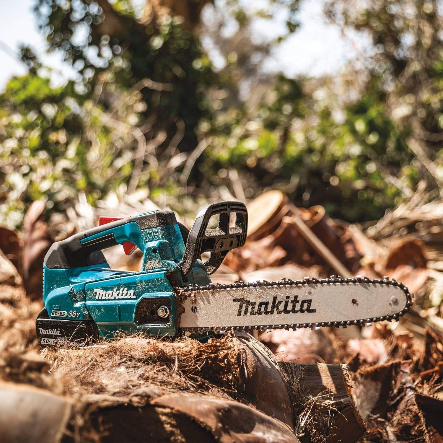 Makita XCU08PT 36V (18V X2) LXT Brushless 14" Top Handle Chain Saw Kit (5.0Ah)