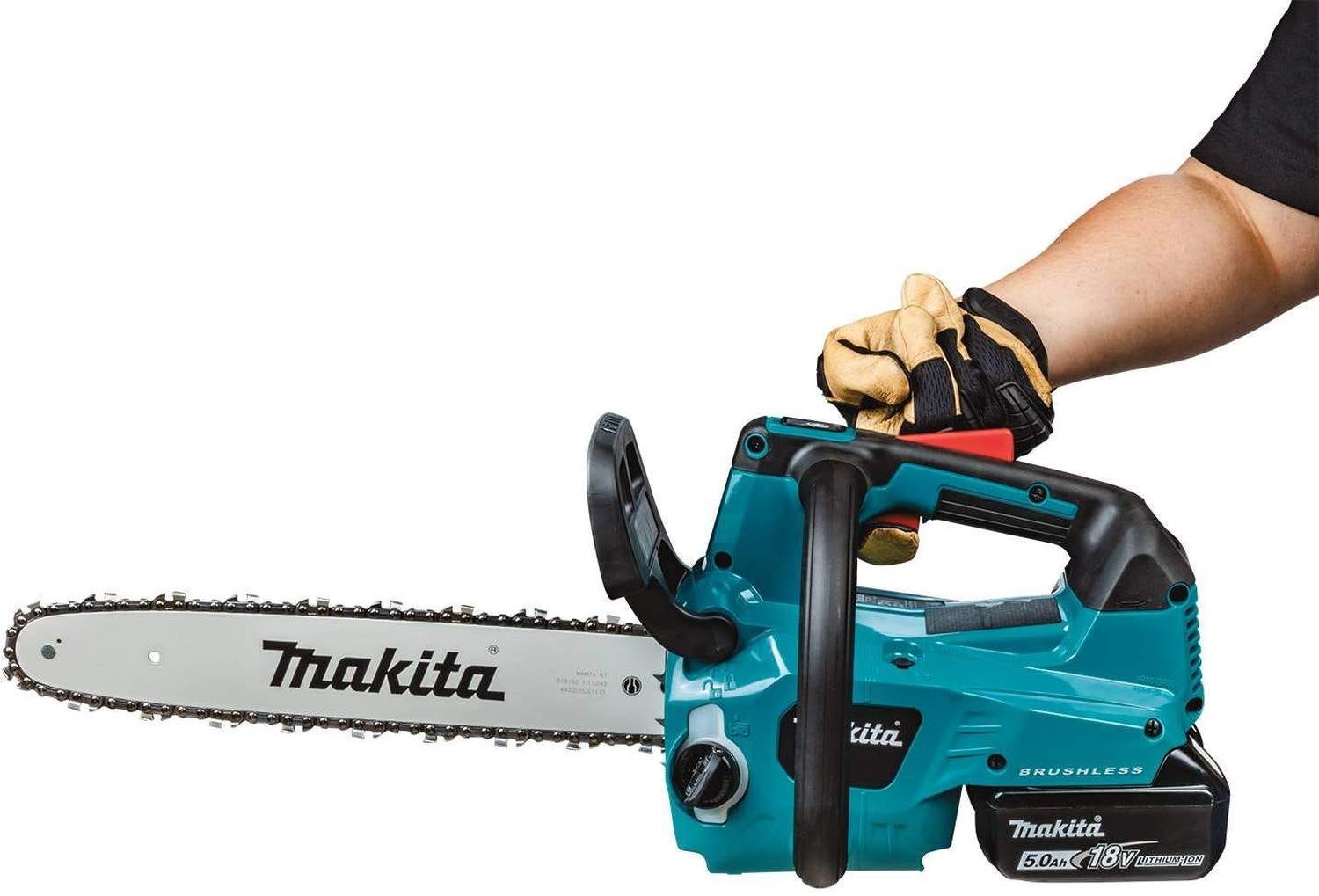 Makita XCU08PT 36V (18V X2) LXT Brushless 14" Top Handle Chain Saw Kit (5.0Ah)