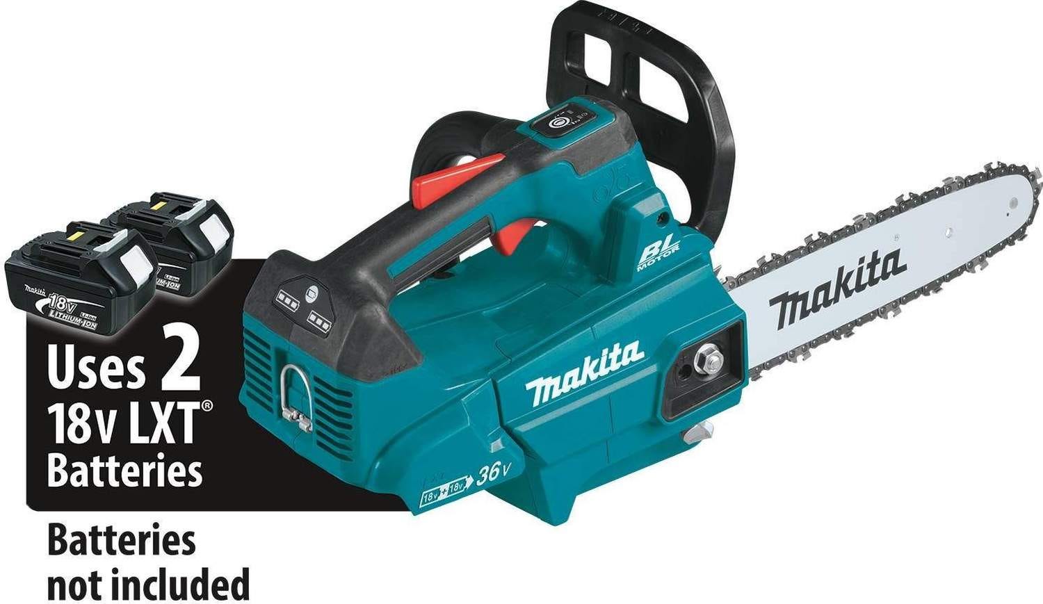 Makita XCU08Z 36V (18V X2) LXT Brushless 14" Top Handle Chain Saw, Tool Only
