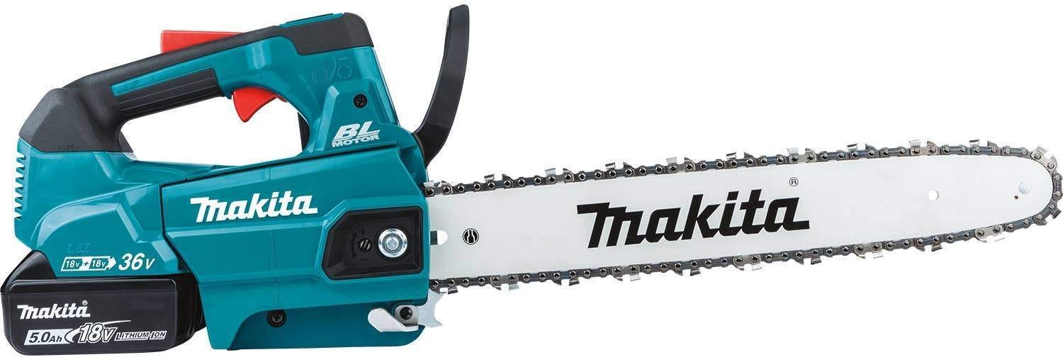 Makita XCU09PT 36V (18V X2) LXT Brushless 16" Top Handle Chain Saw Kit (5.0Ah)