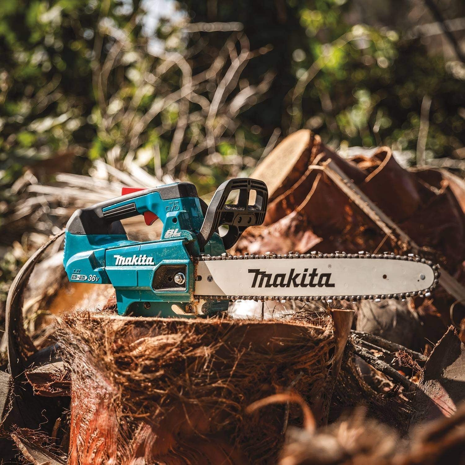 Makita XCU09Z 36V (18V X2) LXT Brushless 16" Top Handle Chain Saw, Tool Only