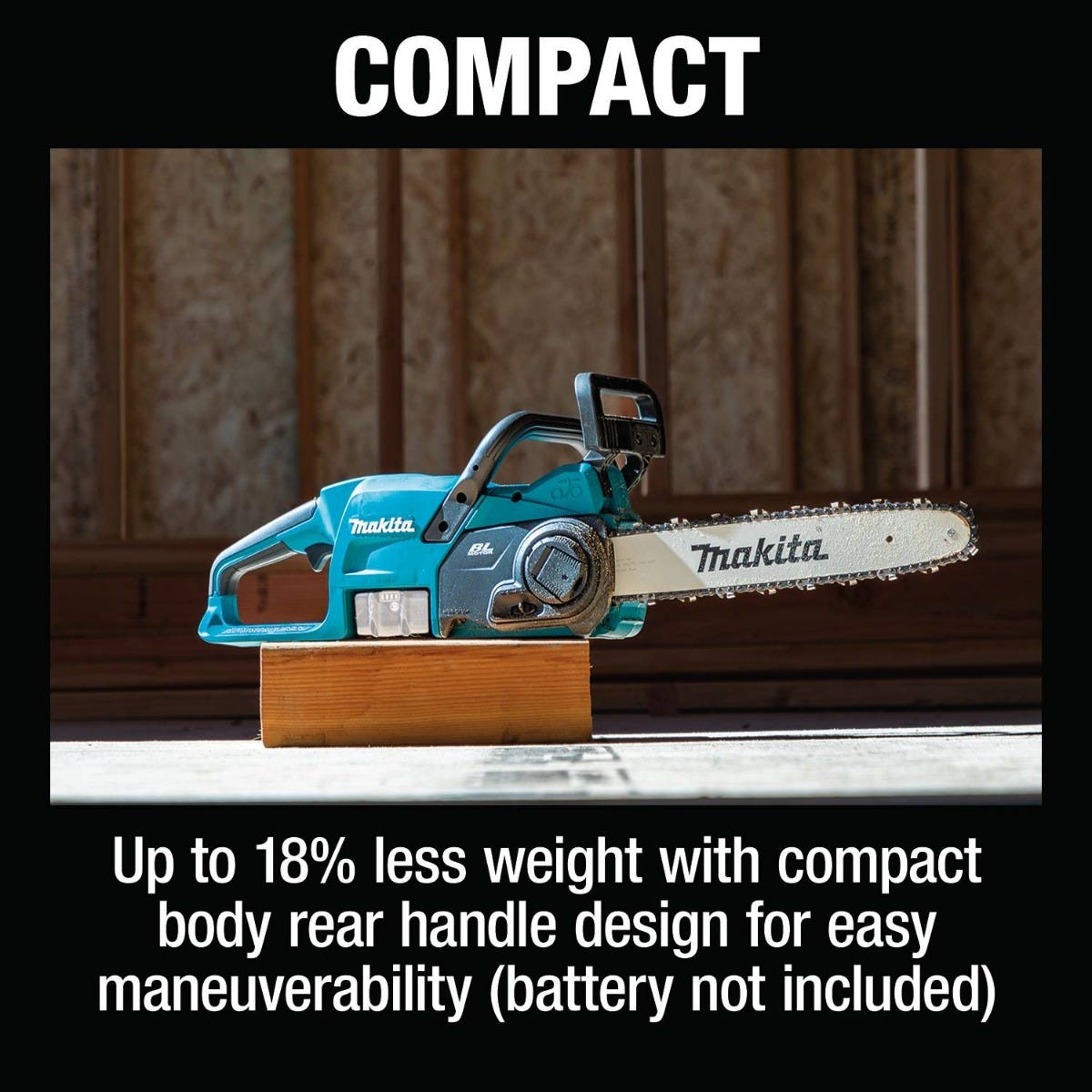 Makita XCU11Z 18V LXT Lithium-Ion Brushless Cordless 14" Chain Saw, Tool Only