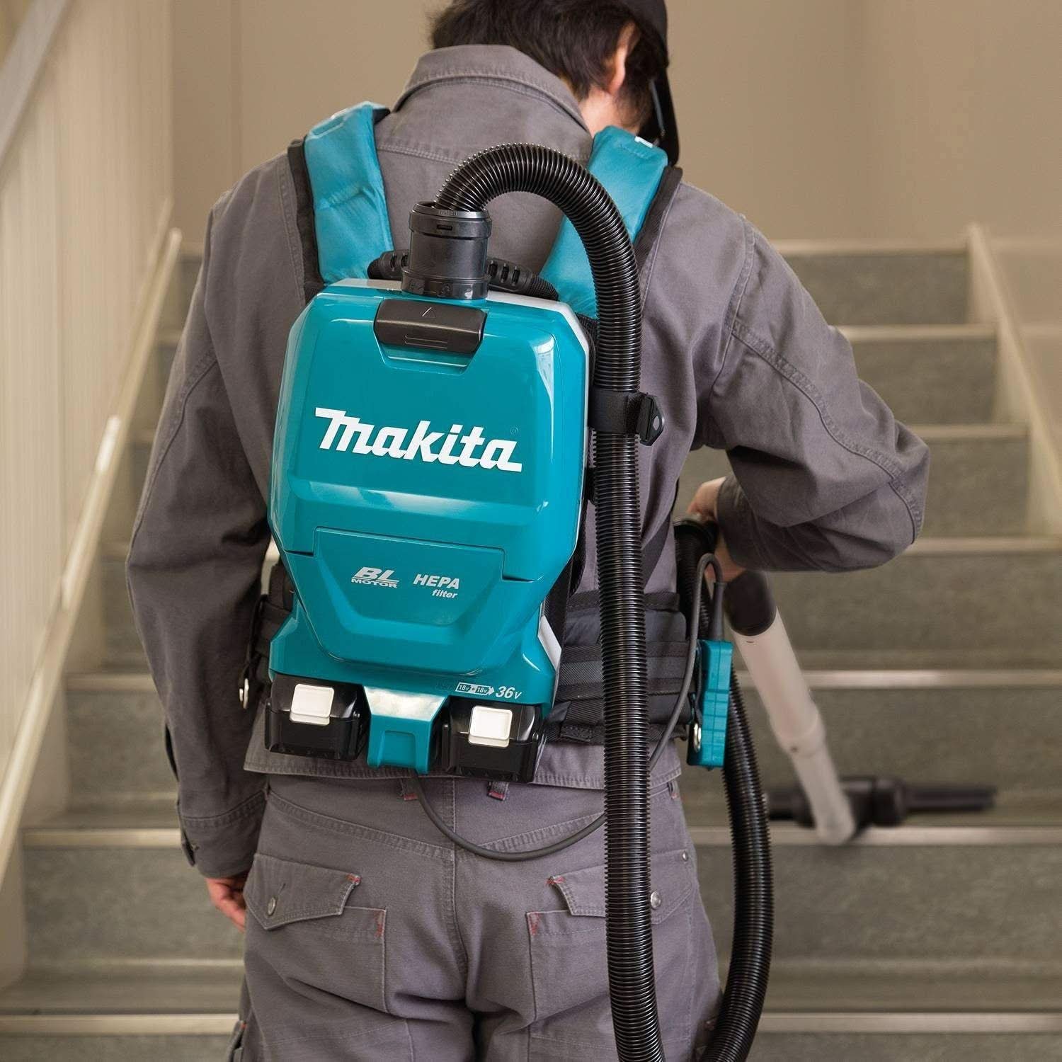 Makita XCV09PT 36V (18V X2) LXT Brushless Cordless 2 Quart HEPA