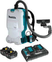 Makita XCV17PG 36V (18V X2) LXT Lithium-Ion Brushless Cordless 6 Quart HEPA Filter Backpack Dry Vacuum (6.0Ah)