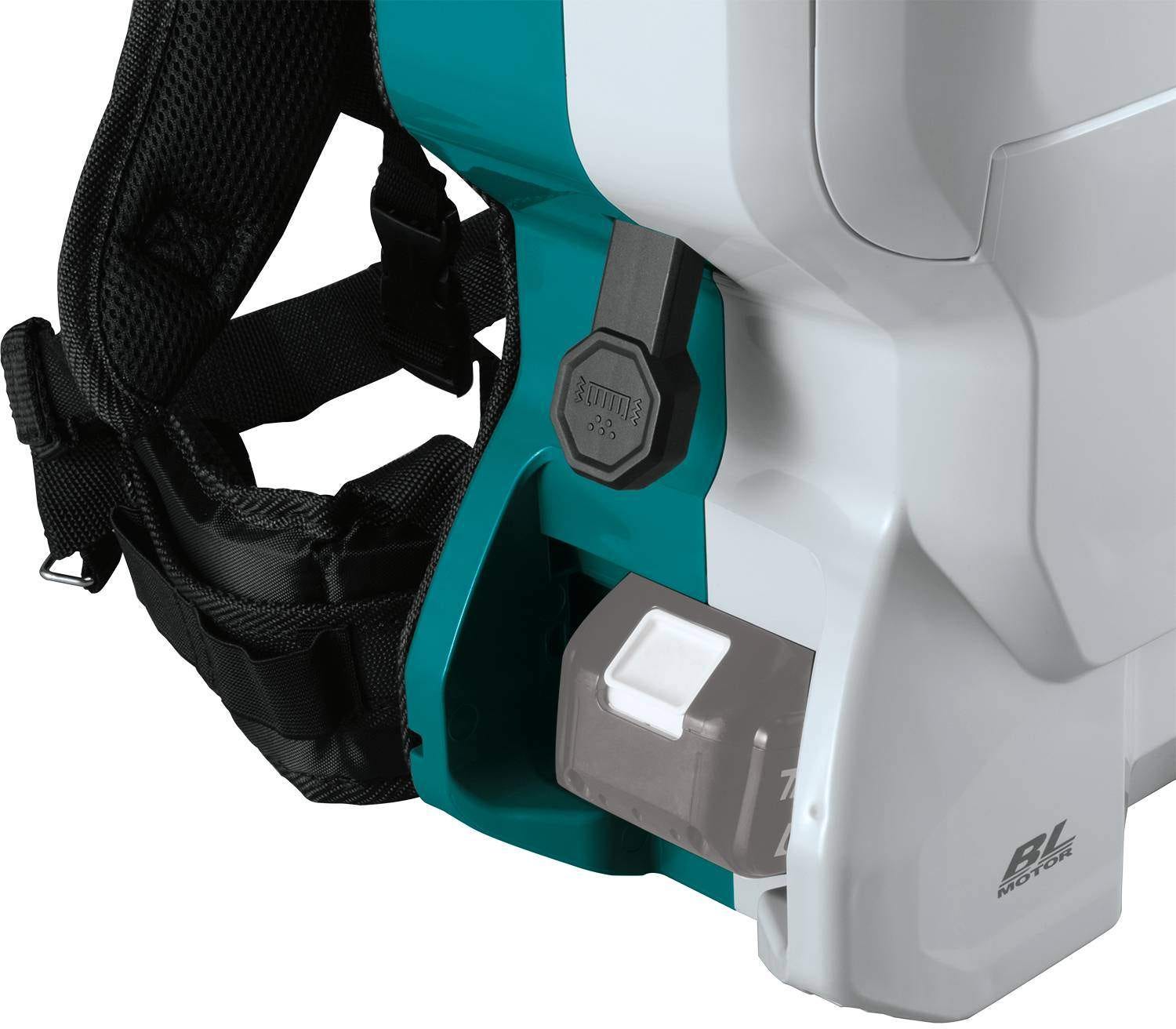 Makita XCV17Z 36V (18V X2) LXT Brushless 1.6 Gallon HEPA Filter Backpack Dry Vacuum, Tool Only