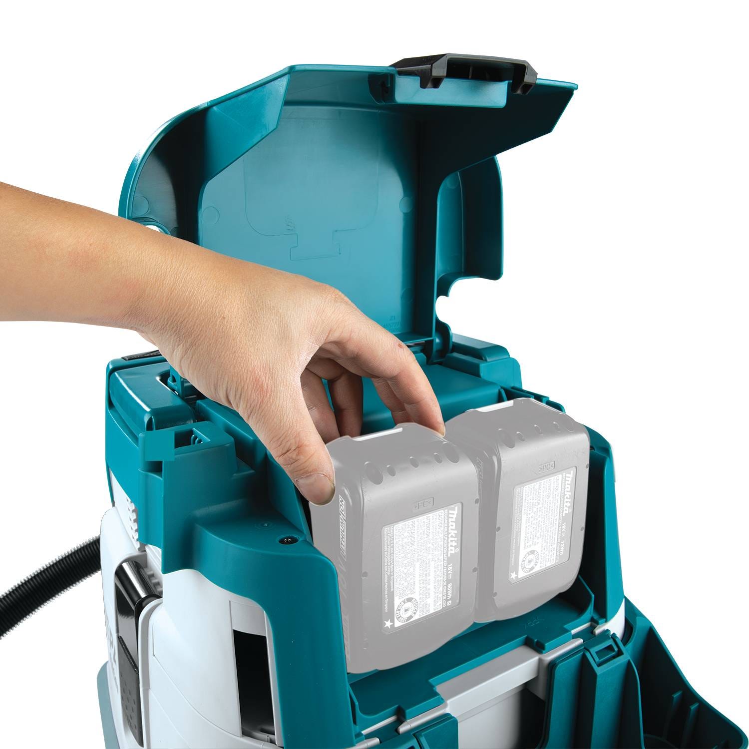 Makita XCV21ZX 36V (18V X2) LXT Brushless 2.1 Gallon HEPA Filter Dry Dust Extractor, Tool Only