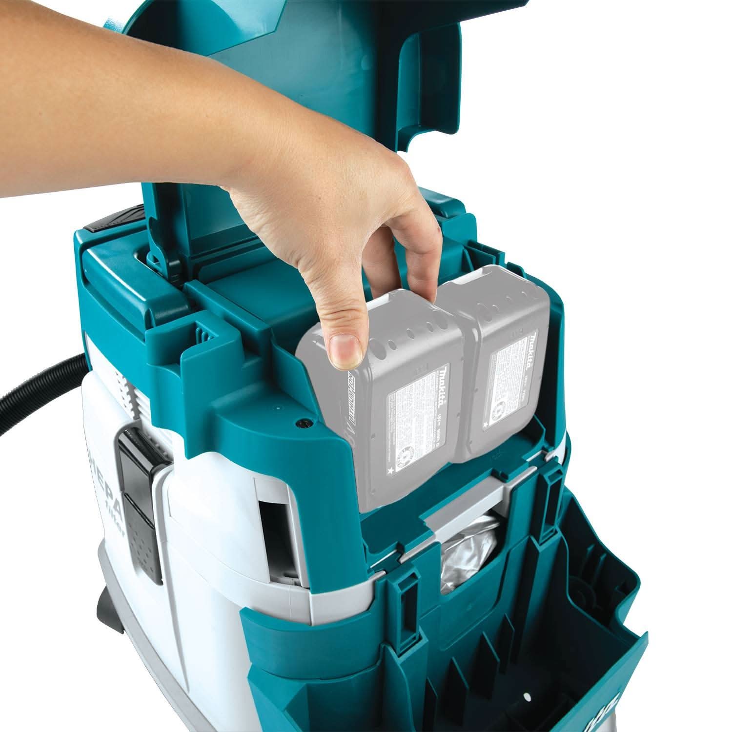 Makita XCV24ZX 36V (18V X2) LXT Brushless 4 Gallon HEPA Filter Dry