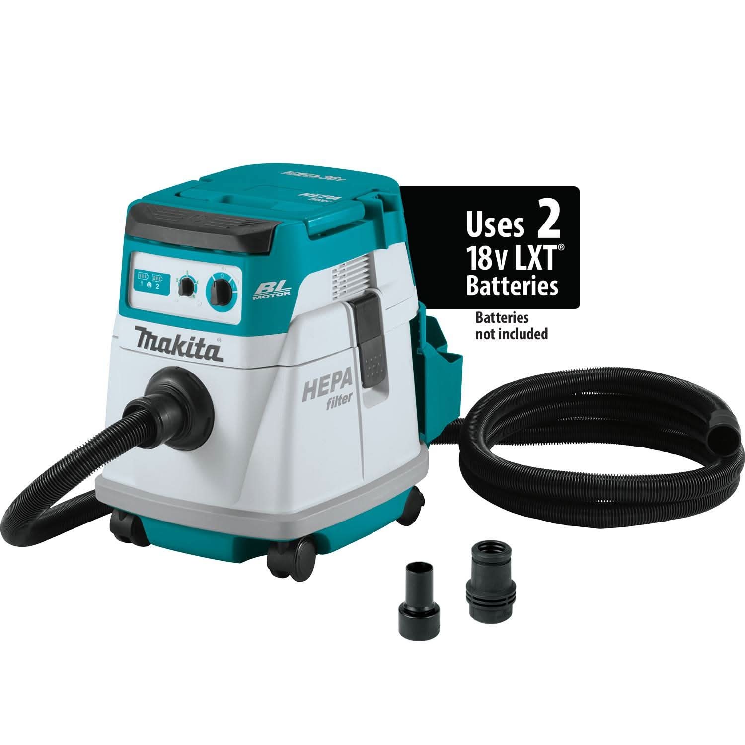 Makita XCV24ZX 36V (18V X2) LXT Brushless 4 Gallon HEPA Filter Dry
