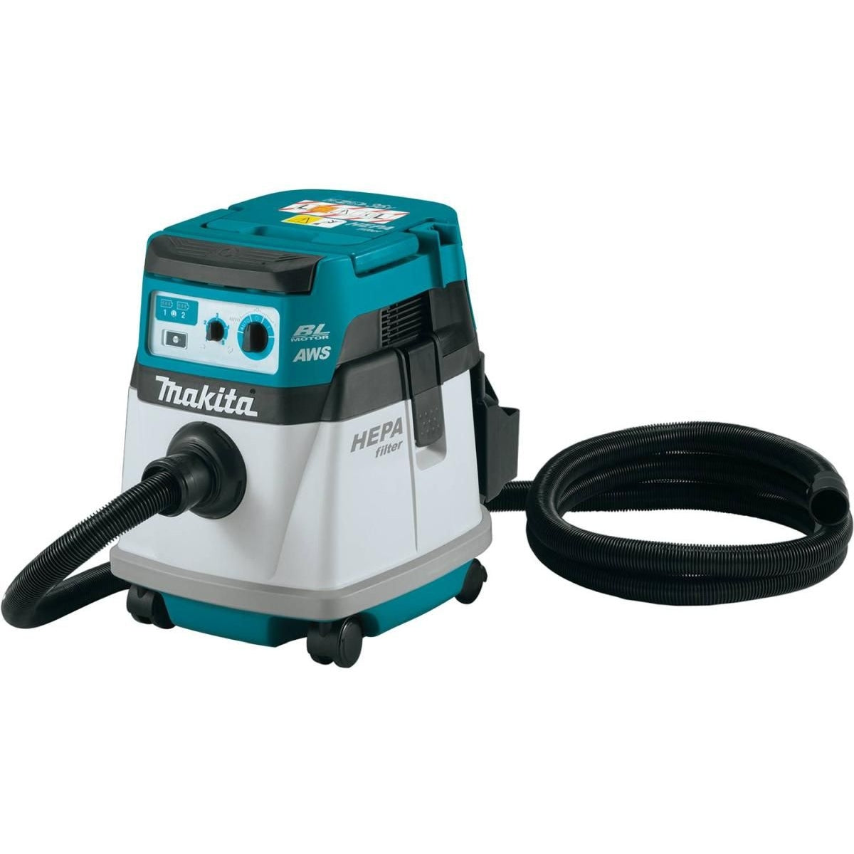 Makita XCV25ZUX 36V (18V X2) LXT Brushless 4 Gallon HEPA Filter Dry Dust Extractor/Vacuum, AWS, Tool Only