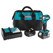 Makita XDT20T 18V LXT Lithium-Ion Brushless Cordless Quick-Shift Mode 4-Speed Impact Driver Kit (5.0Ah)