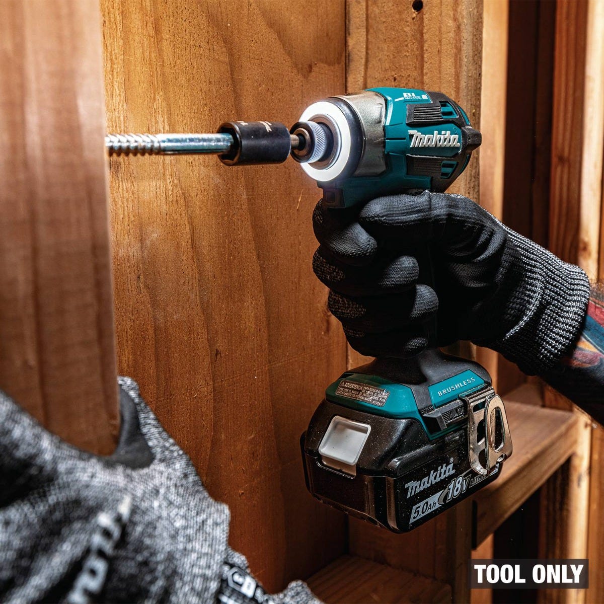 Makita XDT20Z 18V LXT Lithium-Ion Brushless Cordless Quick-Shift Mode 4-Speed Impact Driver, Tool Only