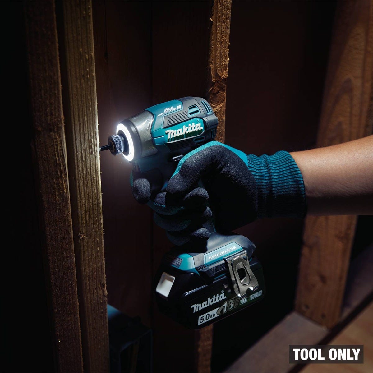 Makita XDT20Z 18V LXT Lithium-Ion Brushless Cordless Quick-Shift Mode 4-Speed Impact Driver, Tool Only