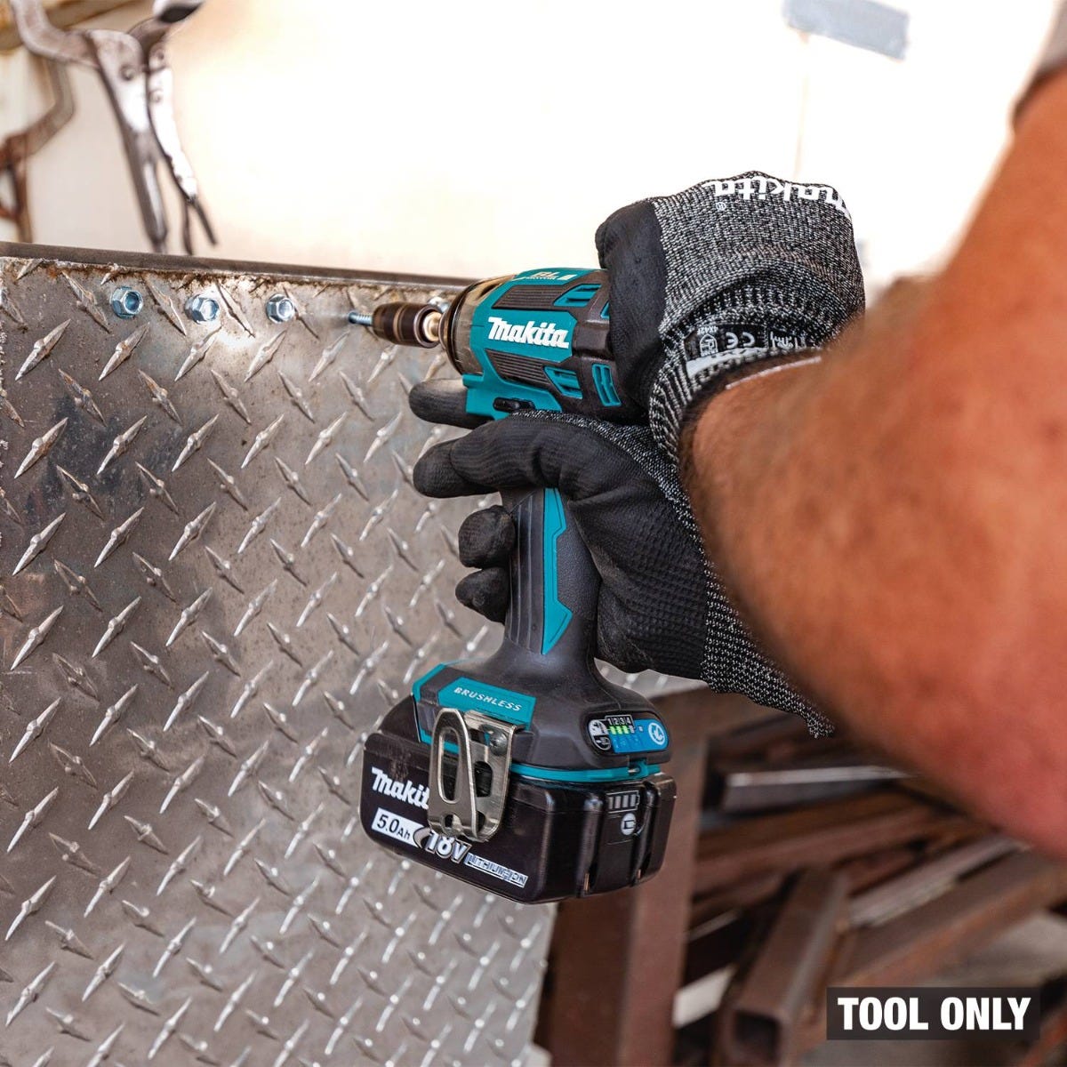 Makita XDT20Z 18V LXT Lithium-Ion Brushless Cordless Quick-Shift Mode 4-Speed Impact Driver, Tool Only
