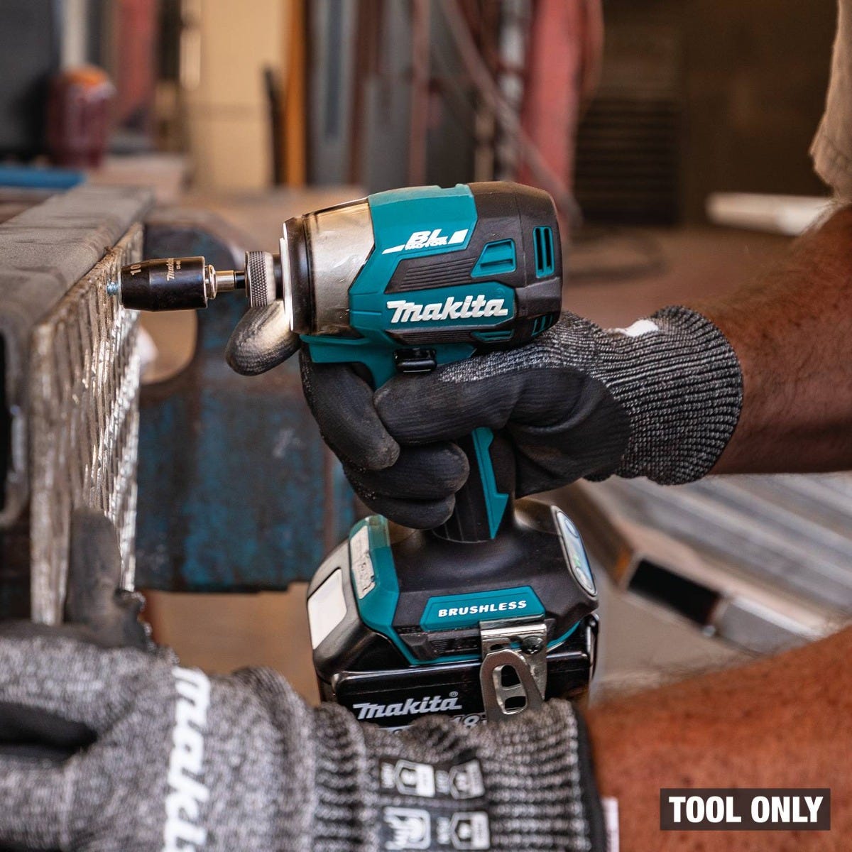 Makita XDT20Z 18V LXT Lithium-Ion Brushless Cordless Quick-Shift Mode 4-Speed Impact Driver, Tool Only
