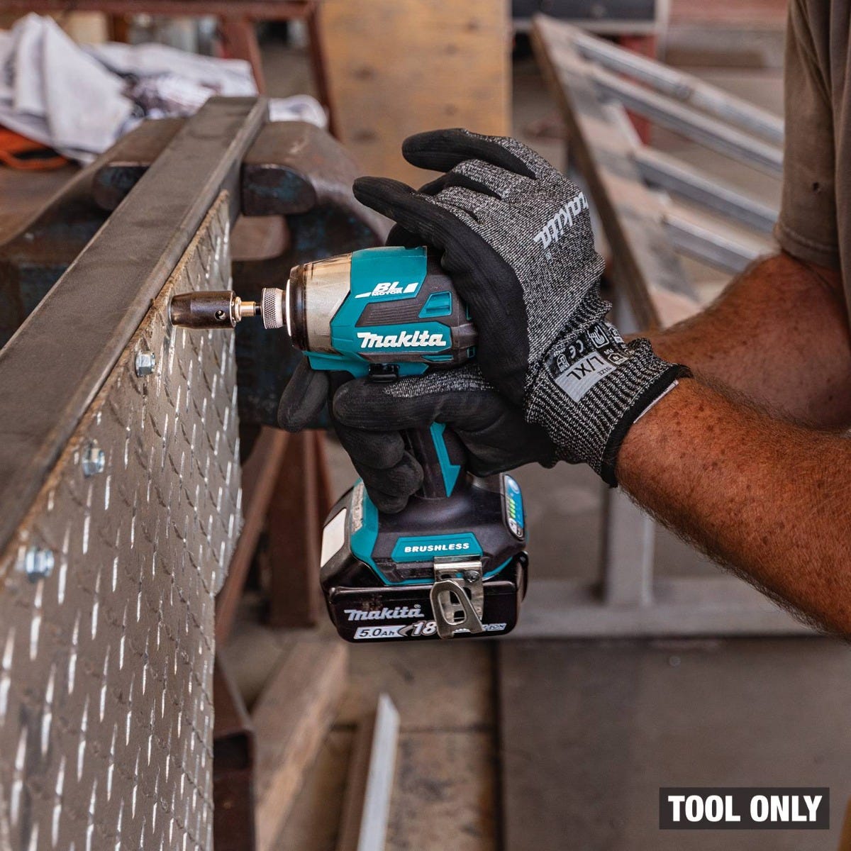 Makita XDT20Z 18V LXT Lithium-Ion Brushless Cordless Quick-Shift Mode 4-Speed Impact Driver, Tool Only