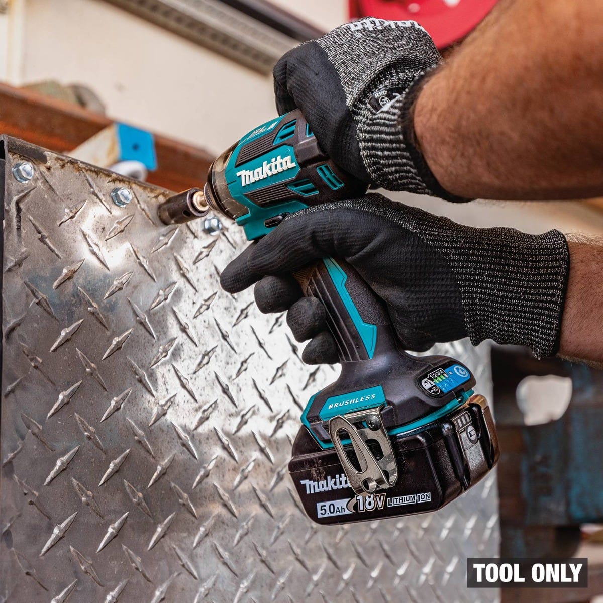 Makita XDT20Z 18V LXT Lithium-Ion Brushless Cordless Quick-Shift Mode 4-Speed Impact Driver, Tool Only