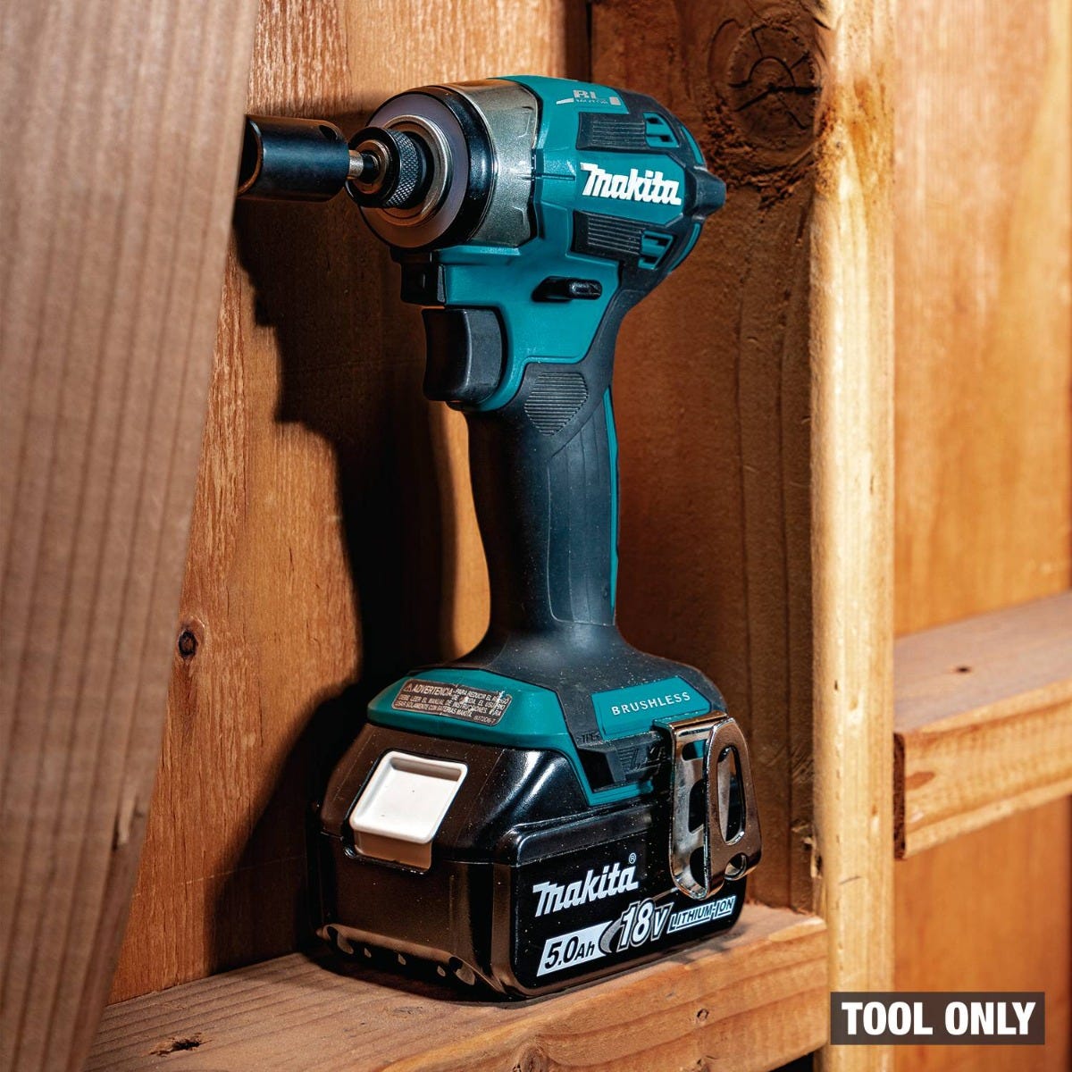 Makita XDT20Z 18V LXT Lithium-Ion Brushless Cordless Quick-Shift Mode 4-Speed Impact Driver, Tool Only