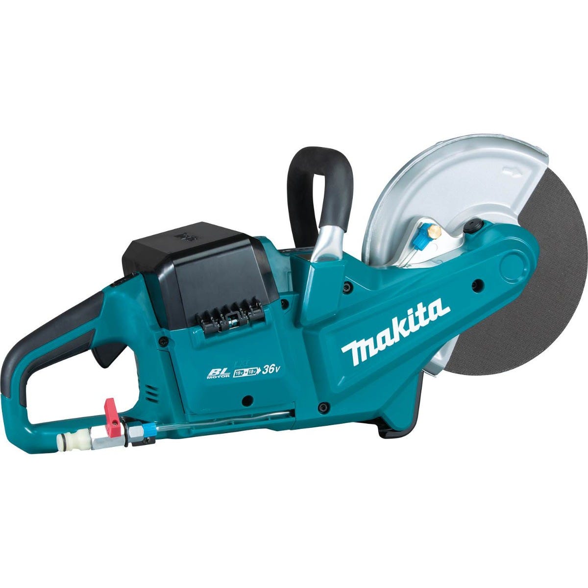 Makita XEC01PT1 36V (18V X2) LXT Brushless 9" Power Cutter Kit, with AFT, Electric Brake, 4 Batteries (5.0 Ah)