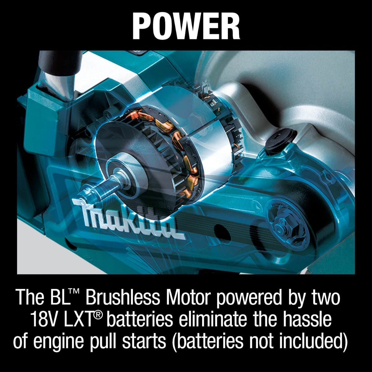 Makita XEC01Z 36V (18V X2) LXT Brushless 9" Power Cutter, with AFT, Electric Brake, Tool Only
