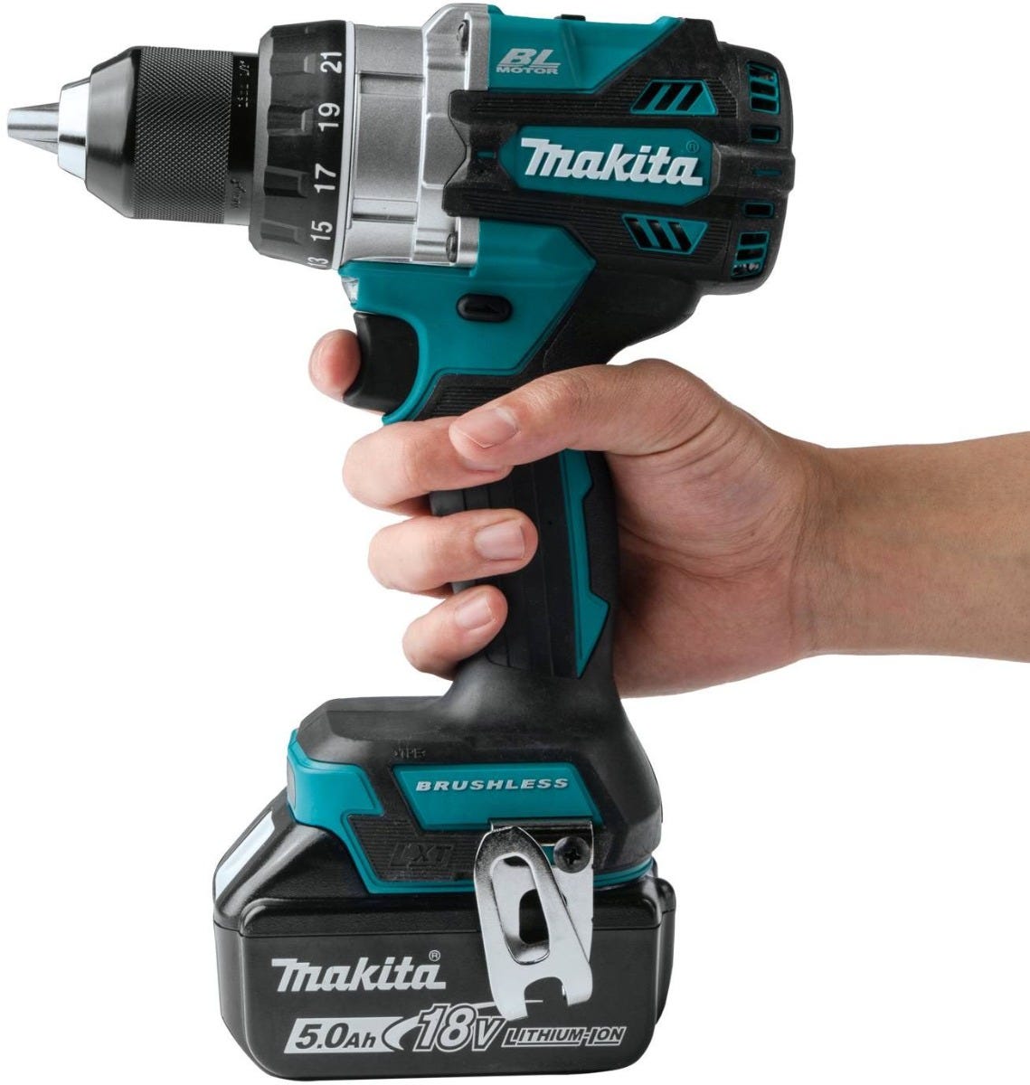 Makita XFD14T 18V LXT Lithium-Ion Brushless Cordless 1/2" Driver-Drill Kit (5.0Ah)