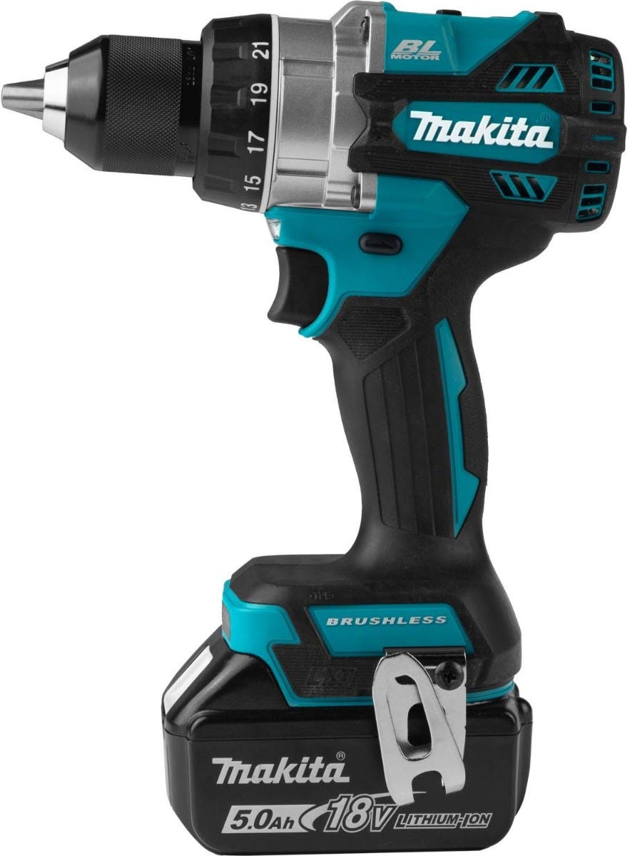 Makita XFD14T 18V LXT Lithium-Ion Brushless Cordless 1/2" Driver-Drill Kit (5.0Ah)