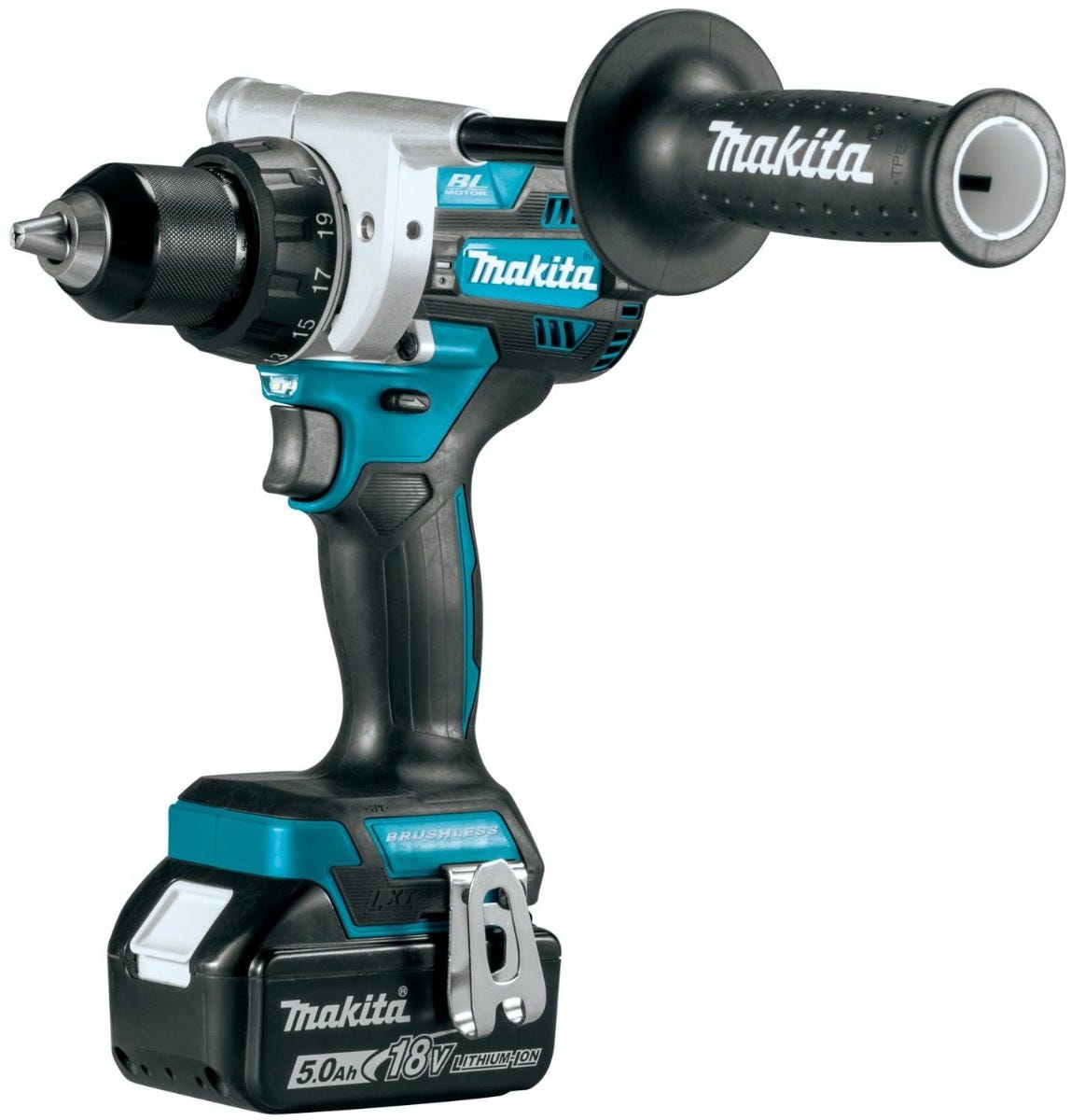 Makita XFD14T 18V LXT Lithium-Ion Brushless Cordless 1/2" Driver-Drill Kit (5.0Ah)