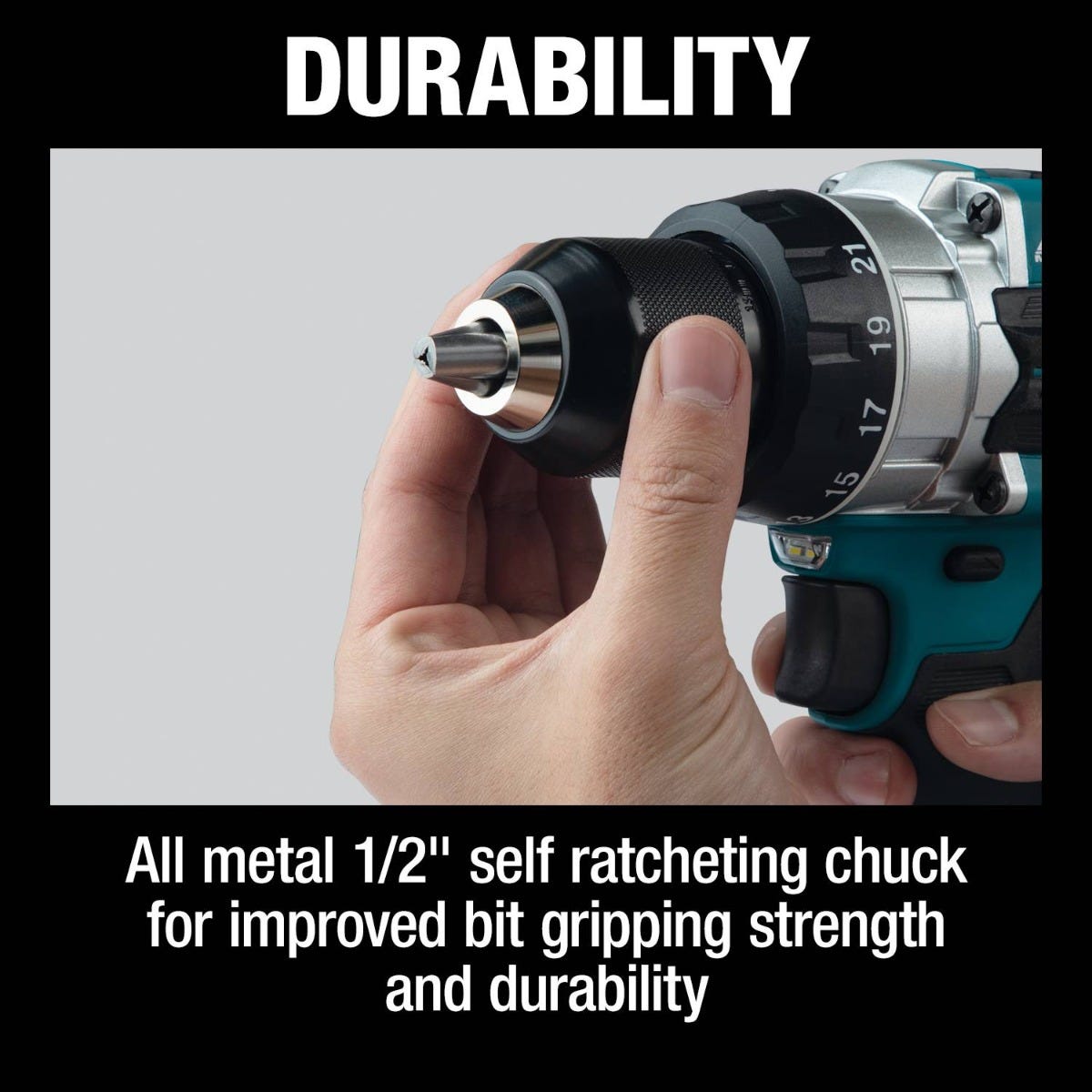 Makita XFD14T 18V LXT Lithium-Ion Brushless Cordless 1/2" Driver-Drill Kit (5.0Ah)