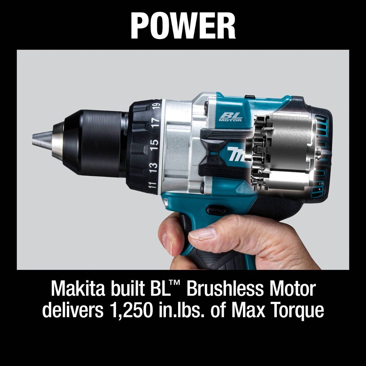 Makita XFD14T 18V LXT Lithium-Ion Brushless Cordless 1/2" Driver-Drill Kit (5.0Ah)