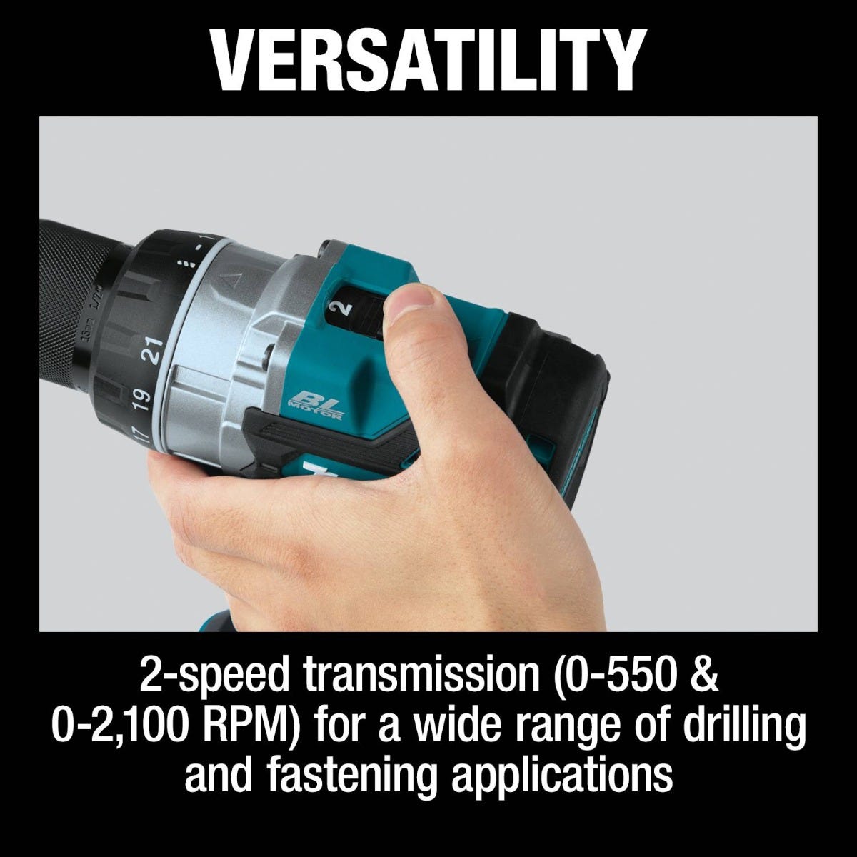 Makita XFD14T 18V LXT Lithium-Ion Brushless Cordless 1/2" Driver-Drill Kit (5.0Ah)