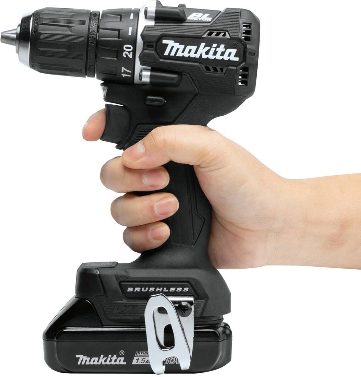 Makita XFD15SY1B 18V LXT Lithium-Ion Sub-Compact Brushless Cordless 1/2" Driver-Drill Kit (1.5Ah)