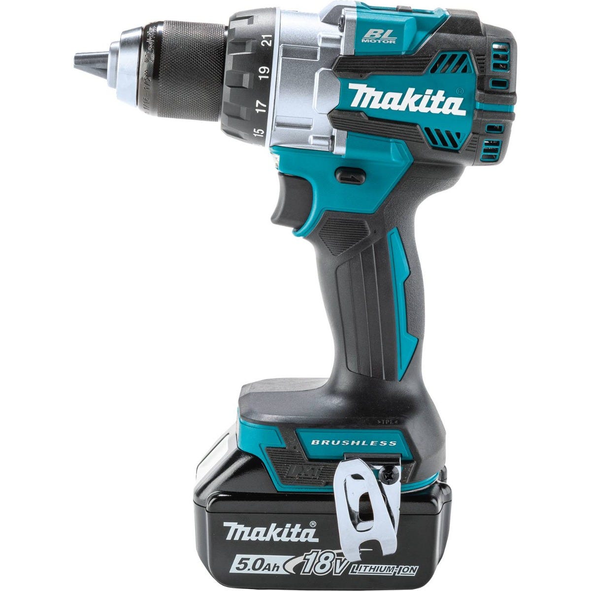 Makita XFD16T 18V LXT Lithium-Ion Brushless Cordless 1/2" Driver-Drill Kit (5.0Ah)